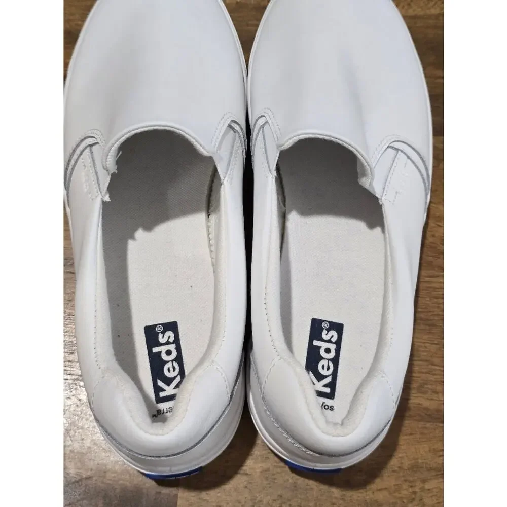Keds Women's Pursuit Slip-On Leather Sneaker Size 8.5 W